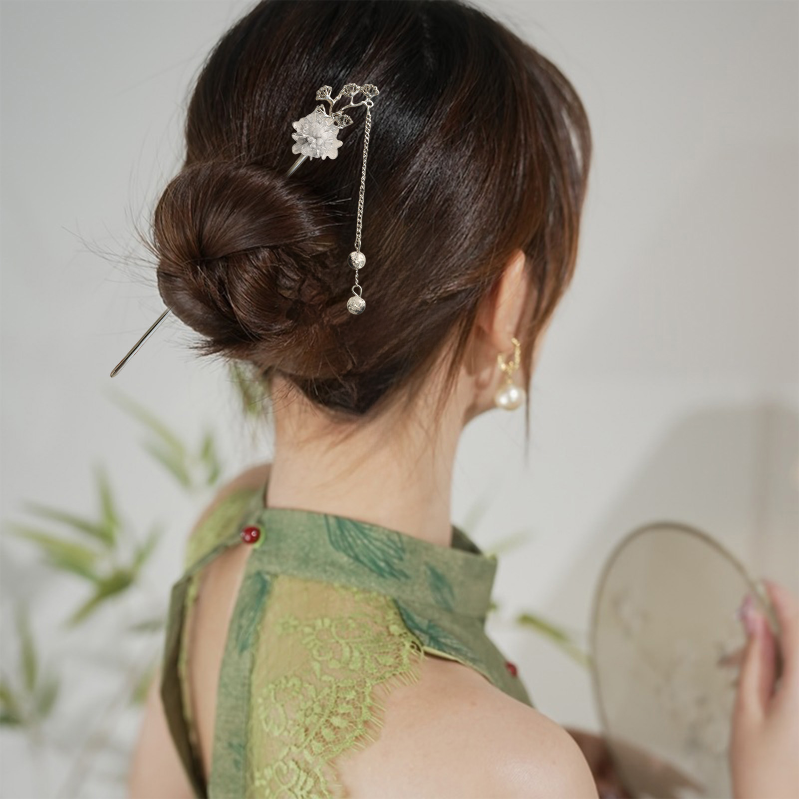 Supply Florist - Elegante bloem haarstokjes vorken legering haarclips