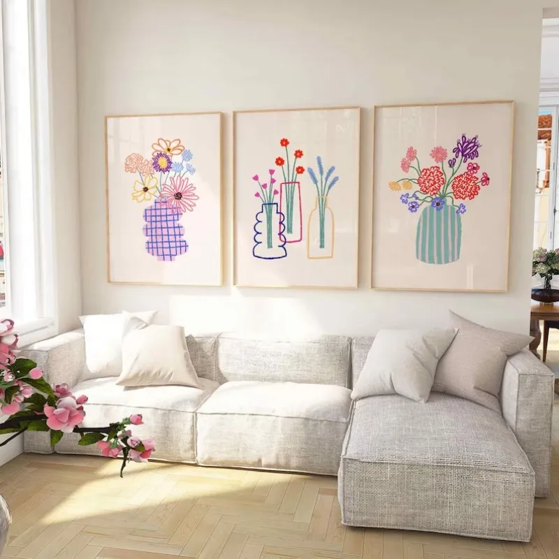 1 stuk schilderij op canvas zo - Florist Supply Vases recensie en prijs