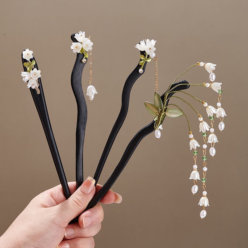 Houten bloem haarspeld Vintage - Supply Florist recensie en prijs