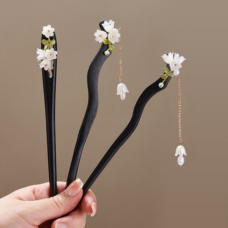 Houten bloem haarspeld Vintage - Supply Florist recensie en prijs