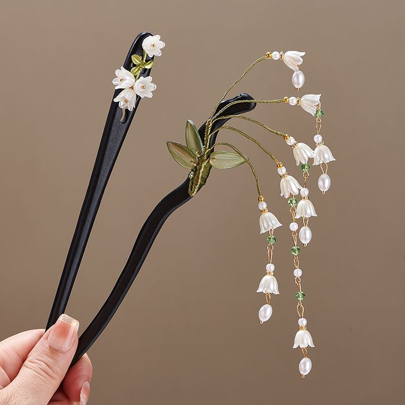 Houten bloem haarspeld Vintage - Supply Florist recensie en prijs