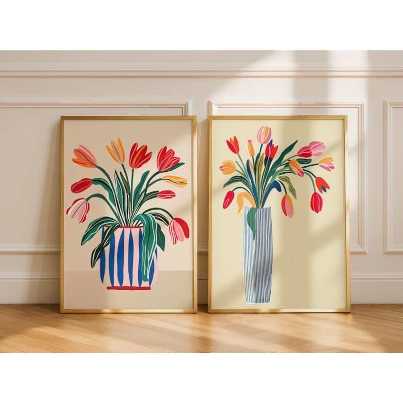 2 stuks tulpbloemen canvas kun - Florist Supply Vases recensie en prijs